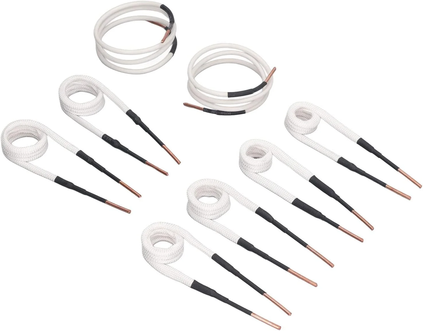 کیت 8 عددی کویل گرمکن القایی 3.0 میلی متری برنجی برای باز کردن پیچ و مهره های زنگ زده و تعمیرات ماشین