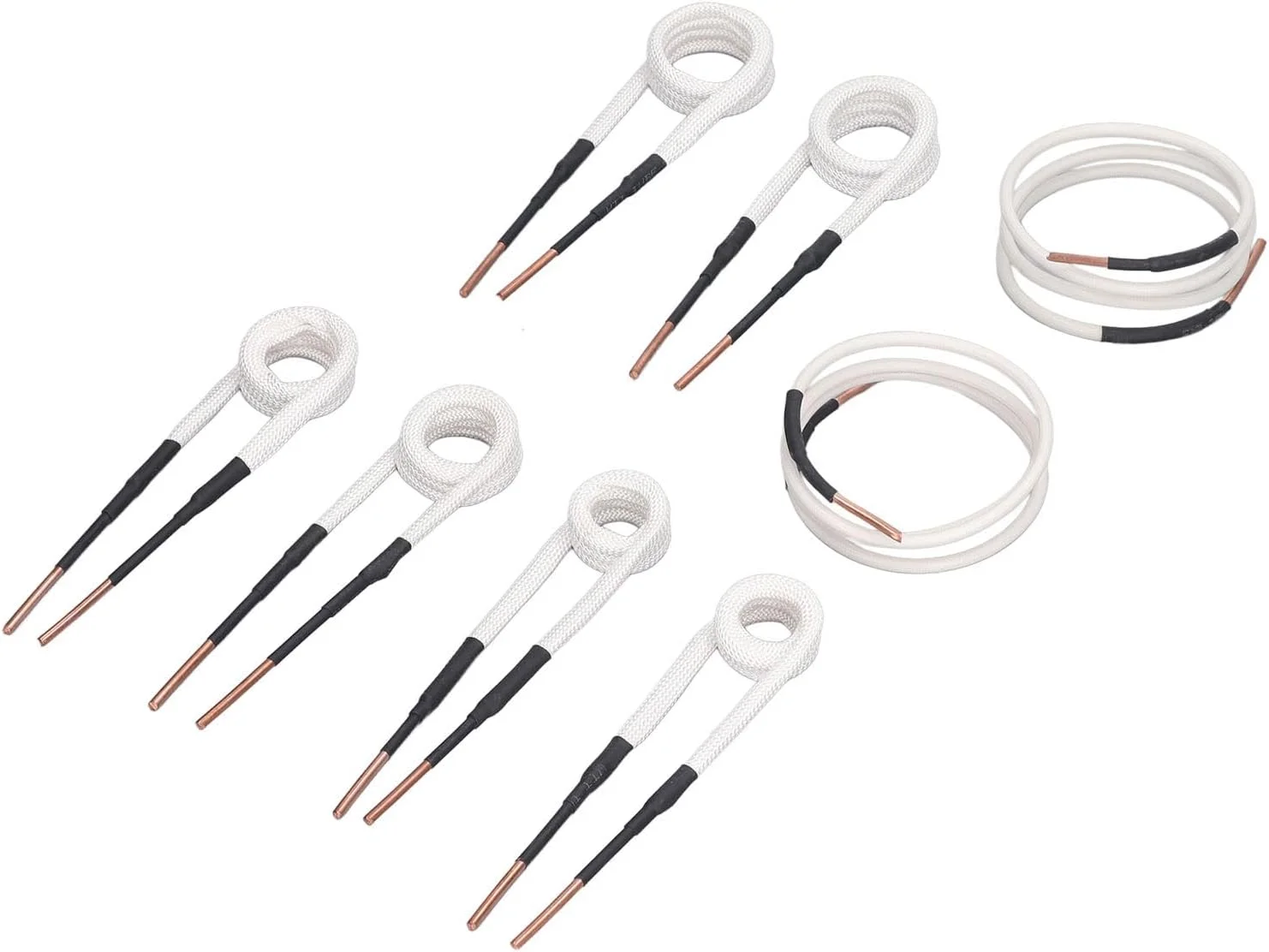 کیت 8 عددی کویل گرمکن القایی 3.0 میلی متری برنجی برای باز کردن پیچ و مهره های زنگ زده و تعمیرات ماشین