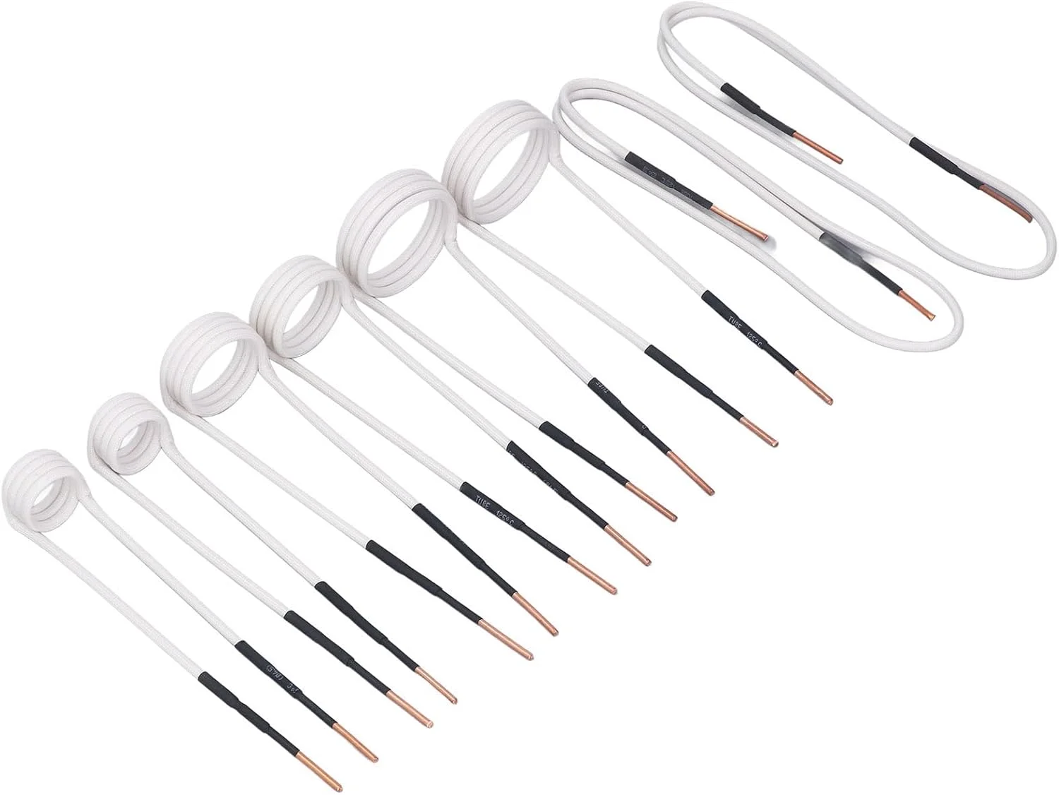 کیت 8 عددی کویل گرمکن القایی 2.5 میلی متری برنجی، مناسب برای حذف موثر زنگ زدگی از ماشین