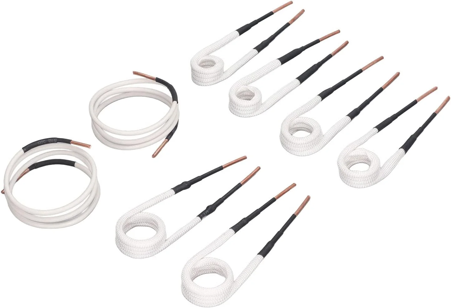 کیت 8 عددی کویل گرمکن القایی 3.0 میلی متری برنجی برای باز کردن پیچ و مهره های زنگ زده و تعمیرات ماشین