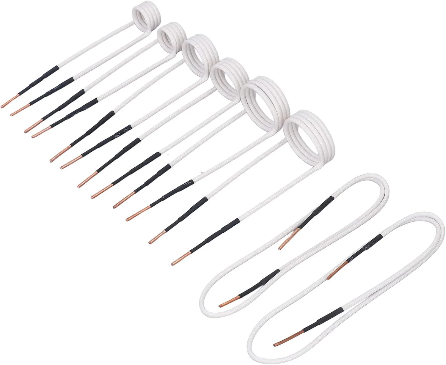 کیت 8 عددی کویل گرمکن القایی 2.5 میلی متری برنجی، مناسب برای حذف موثر زنگ زدگی از ماشین