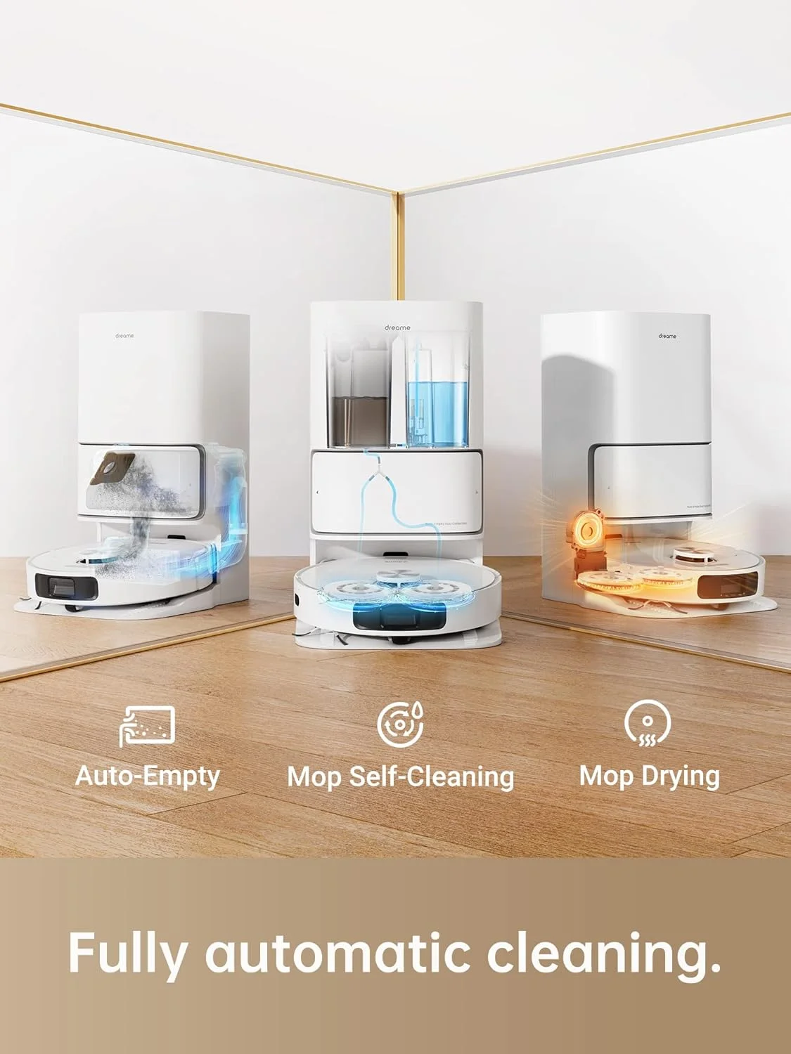 جاروبرقی ربات و تی شوی Dreametech L10 Ultra، تمیز کردن و خشک کردن خودکار تی، تخلیه خودکار مخزن تا 60 روز، قدرت مکش 5300Pa و مسیریابی LiDAR، سازگار با الکسا جاروبرقی ربات و تی شوی Dreametech L10 Ultra، تمیز کردن و خشک کردن خودکار تی، تخلیه خودکار مخزن تا 60 روز، قدرت مکش 5300Pa و مسیریابی LiDAR، سازگار با الکسا