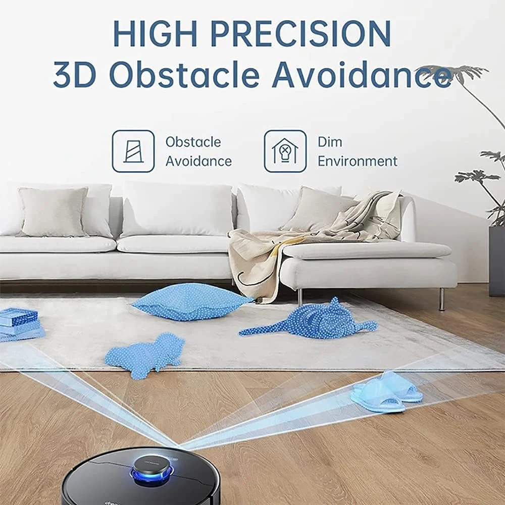 جاروبرقی رباتیک و تی شوی Dreame L10 Pro، جاروبرقی رباتیک لیدار با ناوبری عالی و سه بعدی با دقت بالا، تمیز کردن 4 مرحله ای، نقشه برداری چند سطحی، مکش قوی 4000Pa، زمان کارکرد 2.5 ساعته جاروبرقی رباتیک و تی شوی Dreame L10 Pro، جاروبرقی رباتیک لیدار با ناوبری عالی و سه بعدی با دقت بالا، تمیز کردن 4 مرحله ای، نقشه برداری چند سطحی، مکش قوی 4000Pa، زمان کارکرد 2.5 ساعته