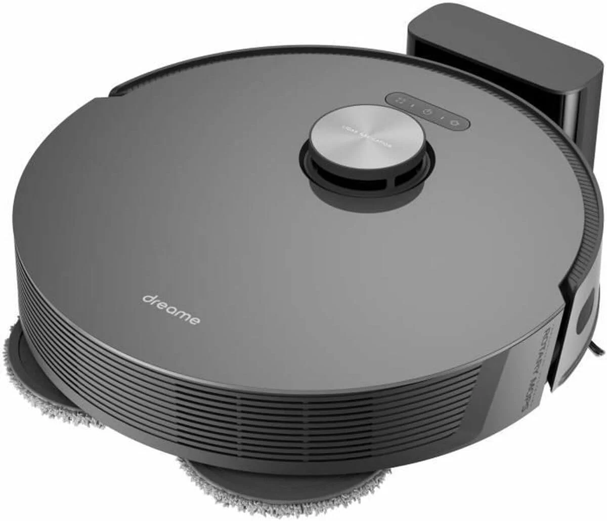 جاروبرقی رباتیک Dreame L10s Pro مدل 2 در 1، دارای دستمال چرخشی، تشخیص موانع سه بعدی، نقشه برداری چند سطحی، مکش قدرتمند 5300Pa مناسب برای فرش و سطوح سخت، موی حیوانات خانگی، WiFi/APP/Alexa، مشکی RLS6L
