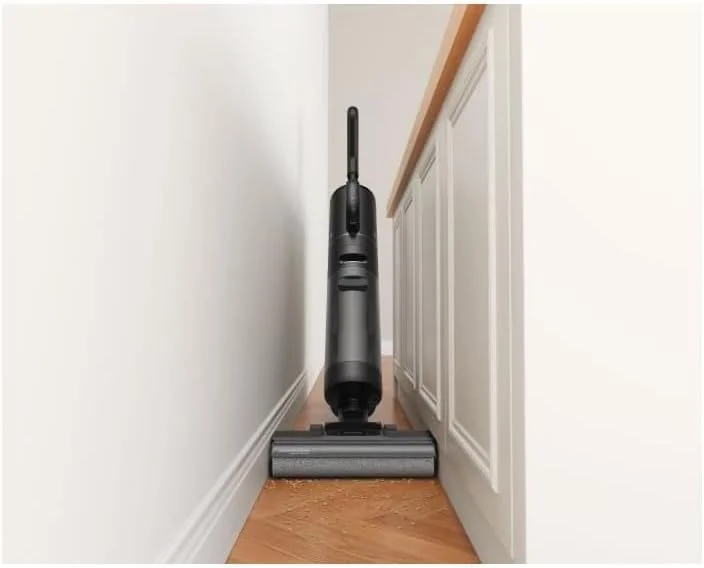 جاروبرقی آب و خاک دوکاره دریم مدل H12 Dual، مکش 16 هزار پاسکال با مخزن آب 900 میلی لیتری، جاروبرقی چند منظوره 4 در 1 بدون سیم، خود تمیز شونده با خشک کن هوای گرم 55 درجه سانتیگراد، کنترل از طریق اپلیکیشن