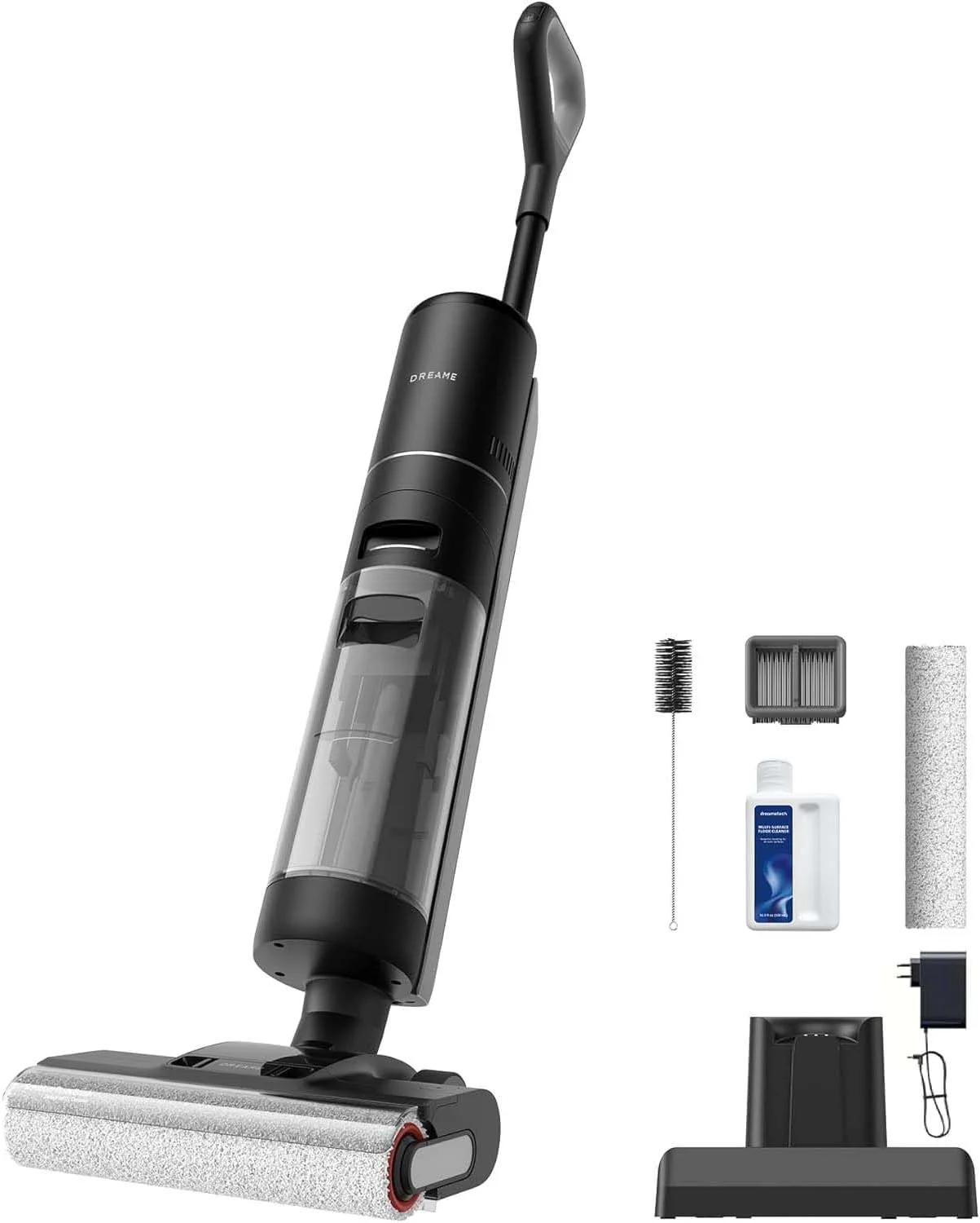 جاروبرقی و تی شوی خشک و مرطوب Dreame G10 Pro، تی شوی همه کاره دو لبه با قابلیت خود تمیز شوندگی خودکار، 35 دقیقه زمان کارکرد، مخزن آب دوگانه، تمیز کردن خودکار