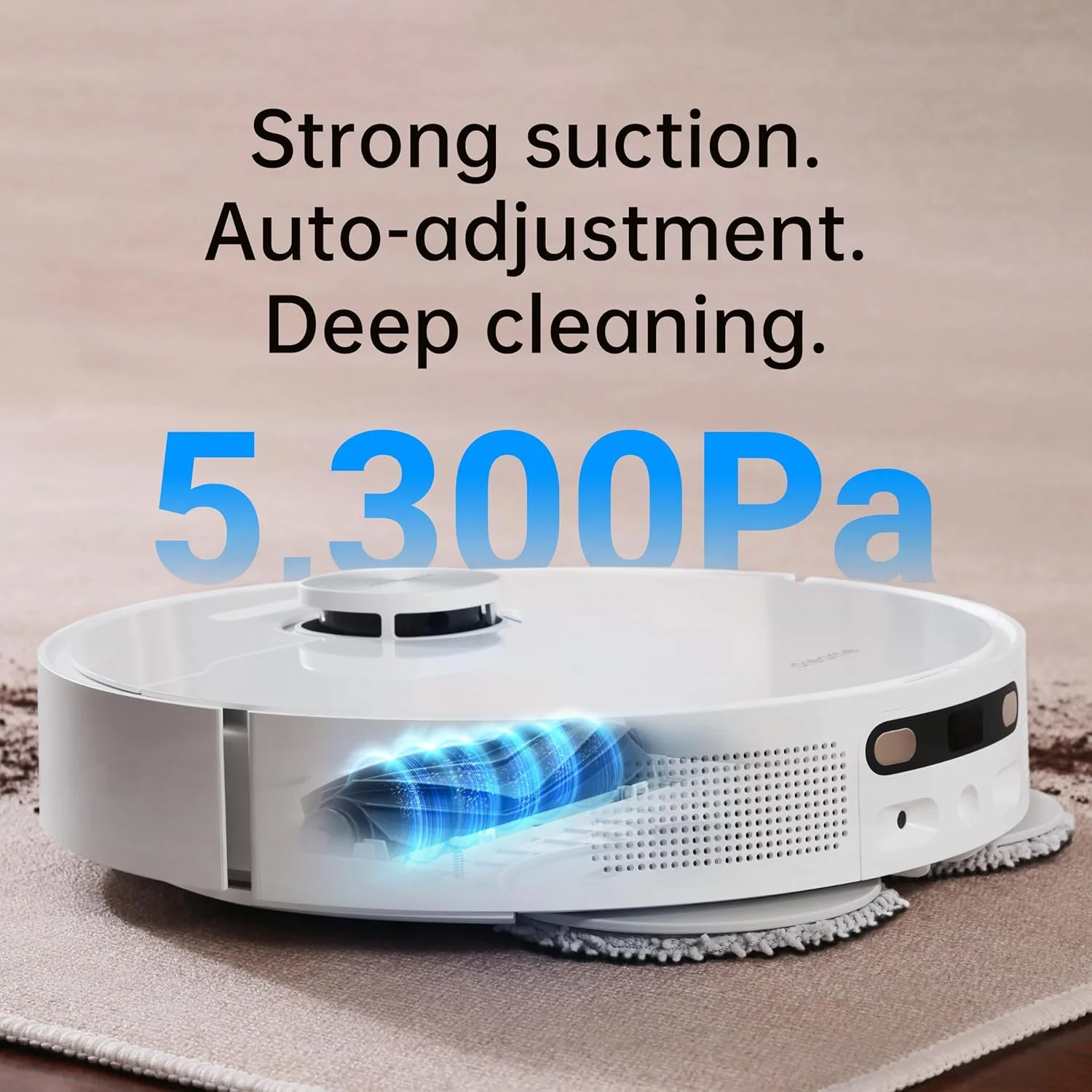جاروبرقی ربات و تی شوی ترکیبی دریم مدل L10s Ultra، تمیز کردن و خشک کردن خودکار تی، پایه خود پرکن و تخلیه برای 60 روز نظافت، مکش 5300Pa و مسیریابی هوش مصنوعی، سازگار با الکسا