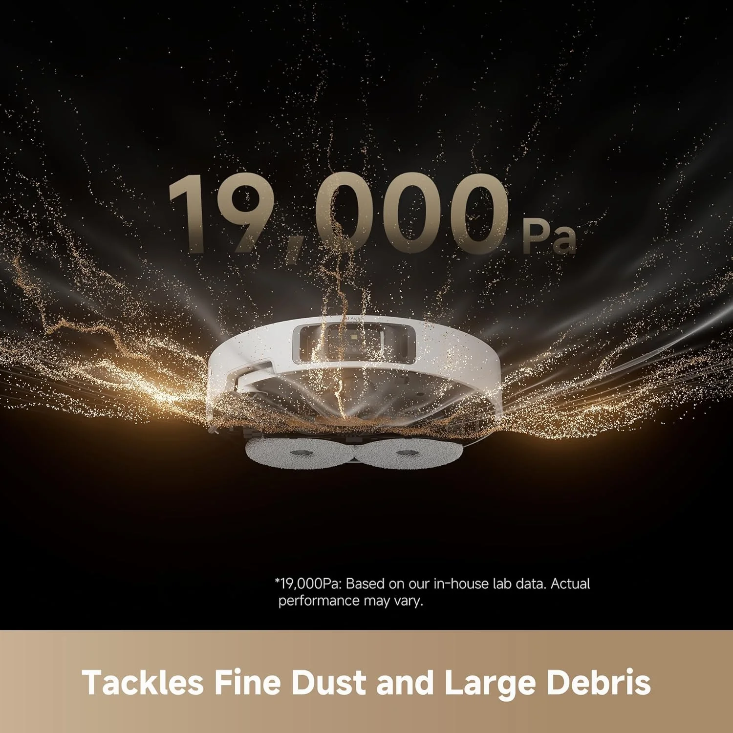 جاروبرقی ربات و تی شوی Dreame L40s Pro Ultra سفید، مکش قدرتمند 19000Pa، برس های ضد گره خوردگی دوگانه، برس جانبی قابل بلند شدن، شستشوی تی با آب داغ 75 درجه سانتیگراد، عبور از موانع 4 سانتی متری