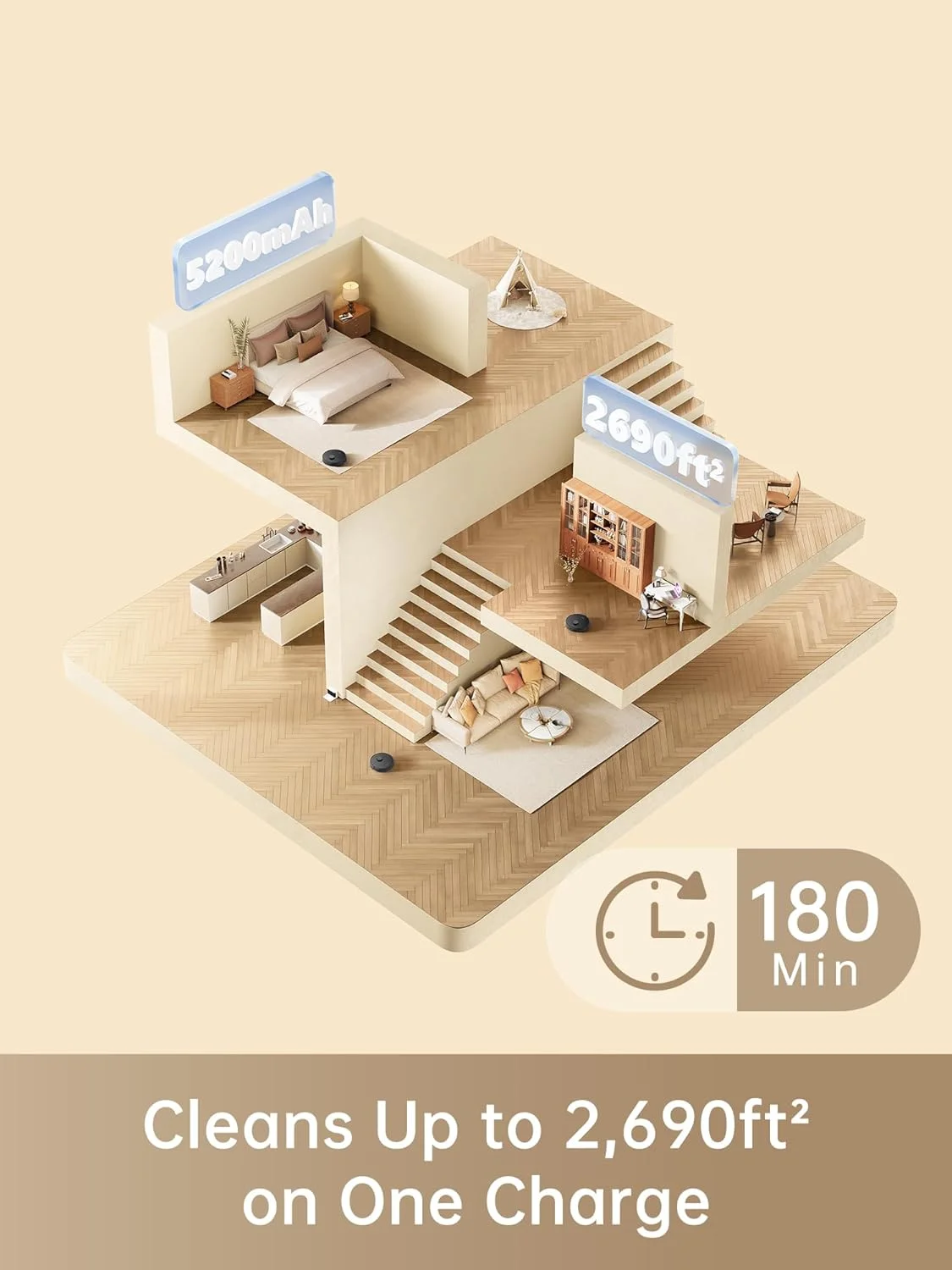 جاروبرقی ربات و تی شوی Dreame D9 Max، مکش قوی 4000Pa، ربات جاروبرقی و تی شوی 2 در 1، زمان کارکرد 150 دقیقه، نقشه برداری چند طبقه، مسیریابی لیدار، کنترل از طریق الکسا/برنامه/WiFi جاروبرقی ربات و تی شوی Dreame D9 Max، مکش قوی 4000Pa، ربات جاروبرقی و تی شوی 2 در 1، زمان کارکرد 150 دقیقه، نقشه برداری چند طبقه، مسیریابی لیدار، کنترل از طریق الکسا/برنامه/WiFi