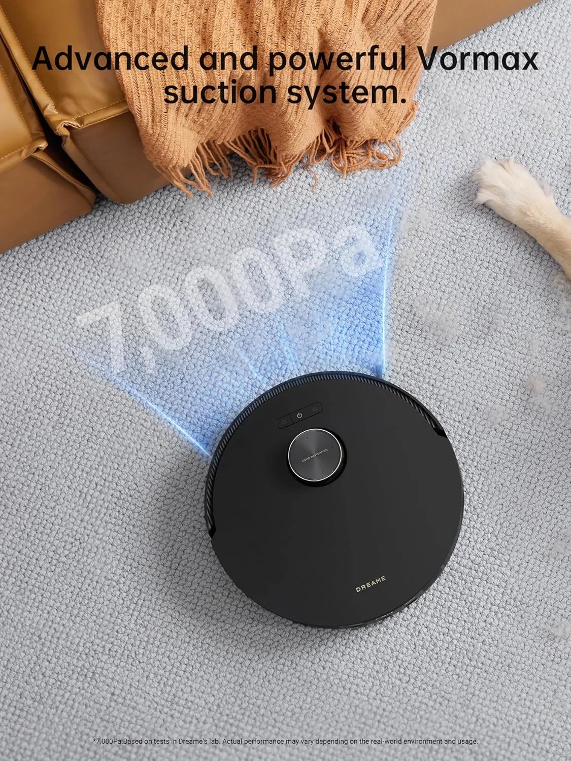 جاروبرقی ربات و تی شوی Dreame L20 Ultra با قابلیت تخلیه، شستشو، خشک کردن خودکار، مکش 7000Pa، تخلیه خودکار، پر کردن خودکار، اجتناب از موانع با هوش مصنوعی