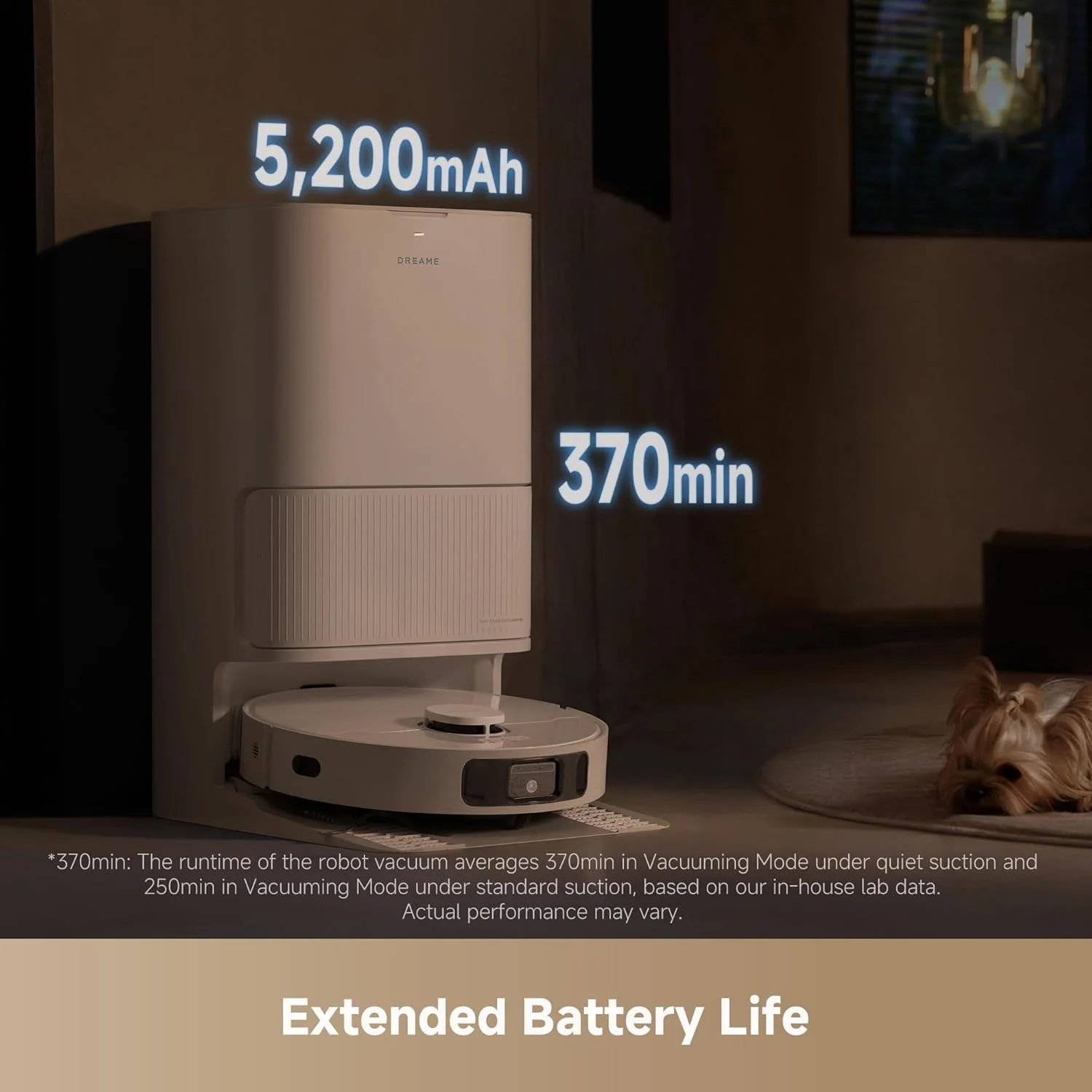 جاروبرقی رباتیک Dreame D20 Ultra، تمیز کننده و خشک کننده خودکار، قدرت مکش 13000Pa، قابلیت بالا بردن طی، تخلیه خودکار تا 100 روز، عمر باتری 370 دقیقه، نگهداری آسان