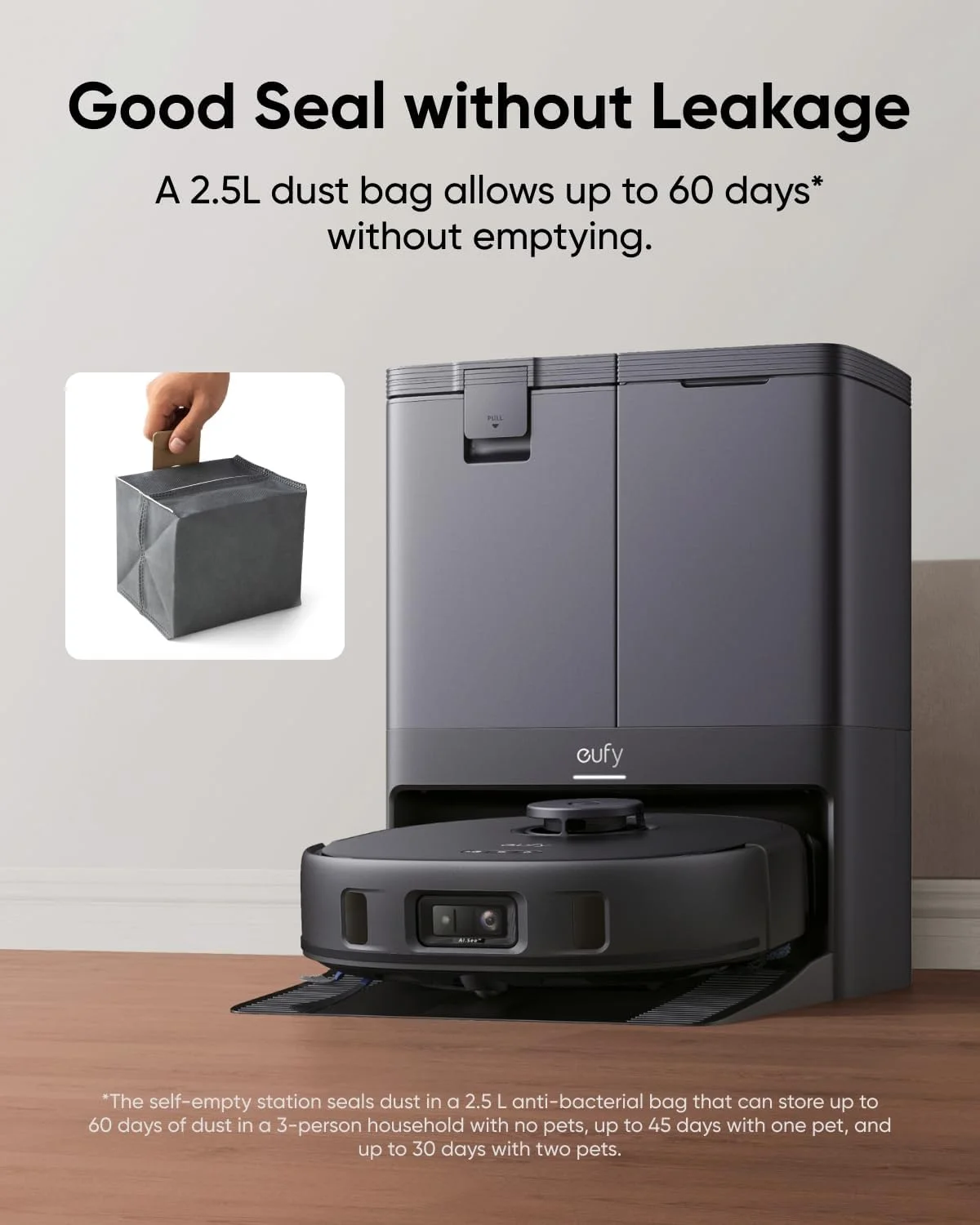 بسته 6 عددی کیسه گرد و غبار با ظرفیت بالا یوفی، سازگار با ربات جاروبرقی و تی شوی X10 Pro Omni