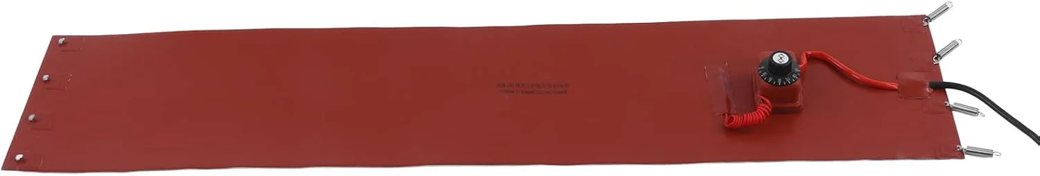 گرمکن بشکه سیلیکونی 1200 واتی با ترموستات برای تجهیزات جابجایی بشکه روغن (دوشاخه بریتانیا 220 ولت)