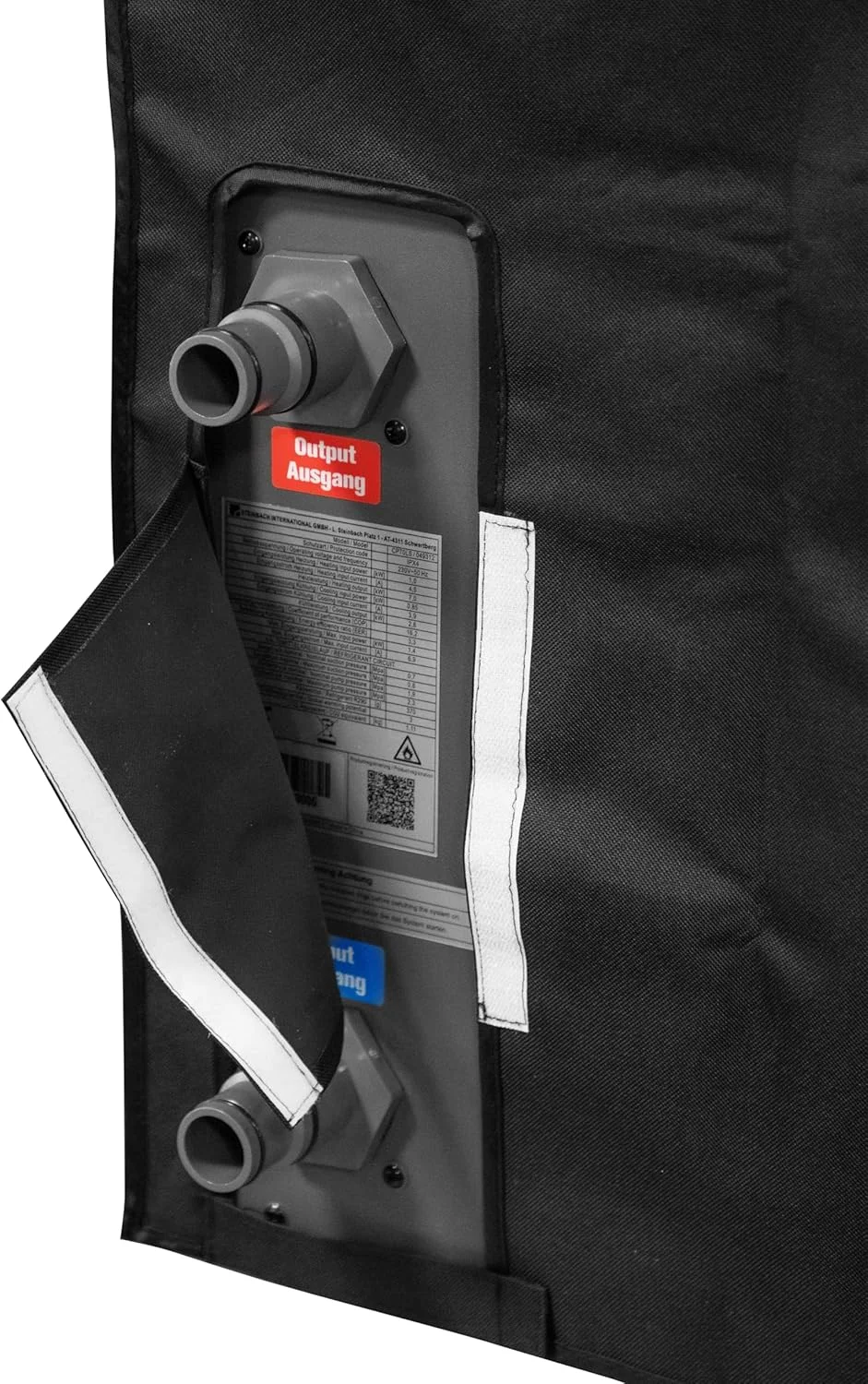 روکش پمپ حرارتی استاینباخ مدل Solid 4.3 – 049395Y – روکش مقاوم در برابر اشعه ماوراء بنفش برای پمپ های حرارتی با ابعاد 49.50 x 33.80 x 42 سانتی متر برای محافظت در برابر باران، رطوبت و آب و هوا