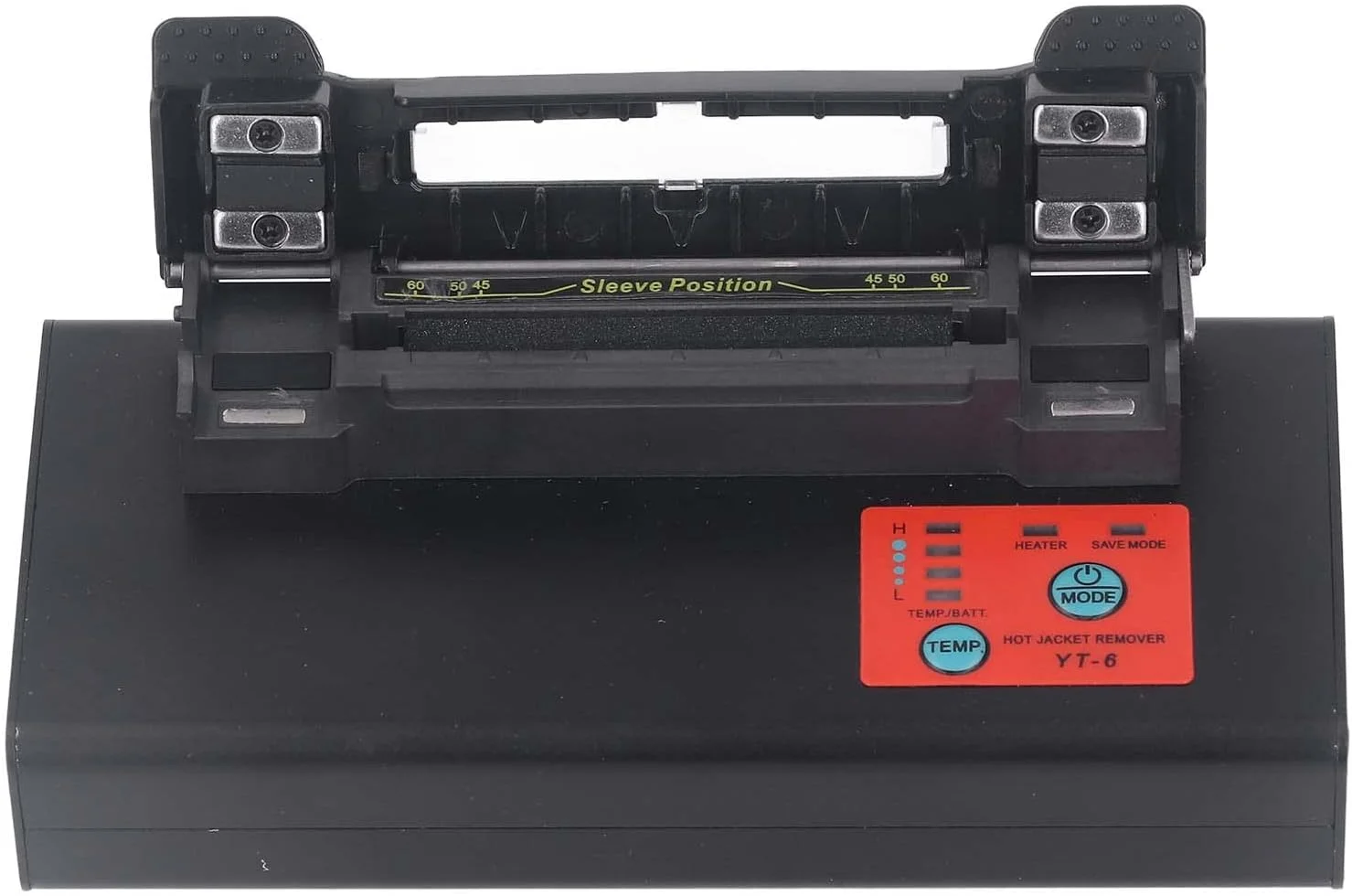 کوره گرمایش فیبر نوری قابل تنظیم با گرم کننده خارجی باتری خور افقی (دوشاخه بریتانیا 100-240 ولت)