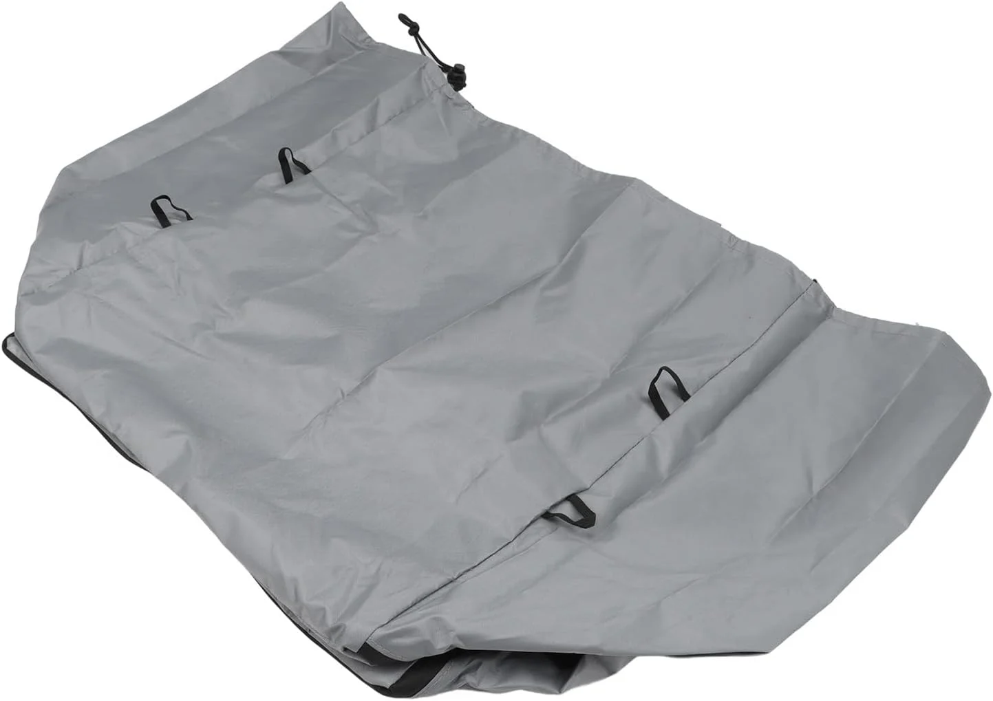 روکش عایق پمپ حرارتی اسپا - نصب آسان پارچه آکسفورد نقره ای 420 ضد باد - روکش پمپ حرارتی برای جکوزی بادی (خاکستری)