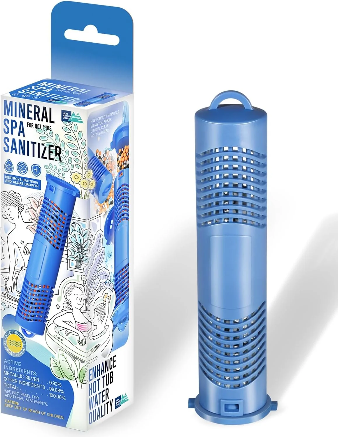 besttruck 1 عدد کارتریج معدنی 2890-185 برای نگهداری جکوزی اسپا، جایگزین برای تمام سری های J500 J400 J300 J-LX، سازگار با سیستم فیلتراسیون جکوزی