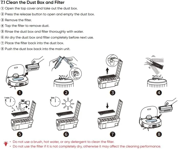 جاروبرقی رباتیک و تی شوی eufy X10 Pro Omni با قدرت مکش 8000 پاسکال، دو تی با قابلیت بلند شدن خودکار 12 میلی‌متری و تشخیص فرش، اجتناب از موانع با هوش مصنوعی، شستشوی خودکار تی، خشک کردن خودکار، تخلیه خودکار (مشکی)