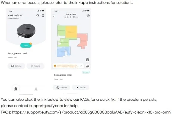 جاروبرقی رباتیک و تی شوی eufy X10 Pro Omni با قدرت مکش 8000 پاسکال، دو تی با قابلیت بلند شدن خودکار 12 میلی‌متری و تشخیص فرش، اجتناب از موانع با هوش مصنوعی، شستشوی خودکار تی، خشک کردن خودکار، تخلیه خودکار (مشکی)