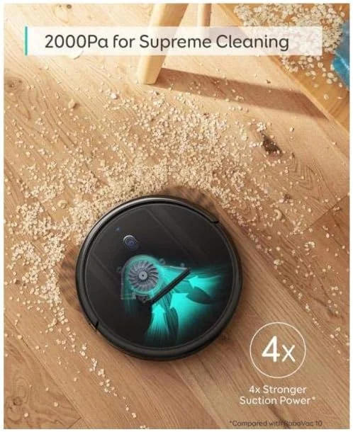 جاروبرقی رباتیک آنکر Eufy RoboVac G10 Hybrid مشکی جاروبرقی رباتیک آنکر Eufy RoboVac G10 Hybrid مشکی