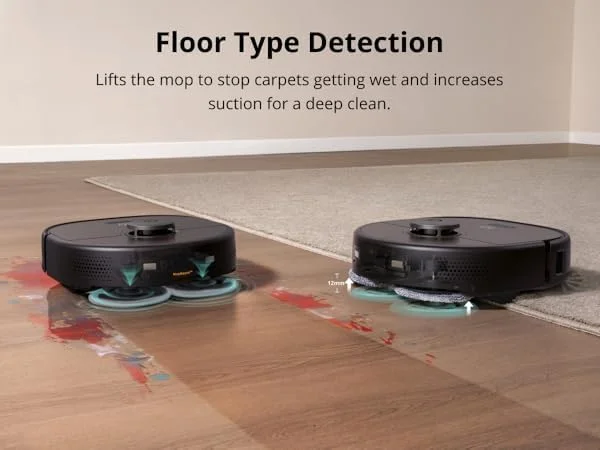 جاروبرقی رباتیک Eufy Clean X9 Pro با تمیز کردن فشاری تطبیقی MopMaster™، 2 پد چرخشی، تشخیص فرش با قابلیت بلند کردن خودکار پدها تا 12 میلیمتر، ایستگاه خود تمیز شونده، قدرت مکش 5500 پاسکال، اجتناب از موانع با هوش مصنوعی جاروبرقی رباتیک Eufy Clean X9 Pro با تمیز کردن فشاری تطبیقی MopMaster™، 2 پد چرخشی، تشخیص فرش با قابلیت بلند کردن خودکار پدها تا 12 میلیمتر، ایستگاه خود تمیز شونده، قدرت مکش 5500 پاسکال، اجتناب از موانع با هوش مصنوعی