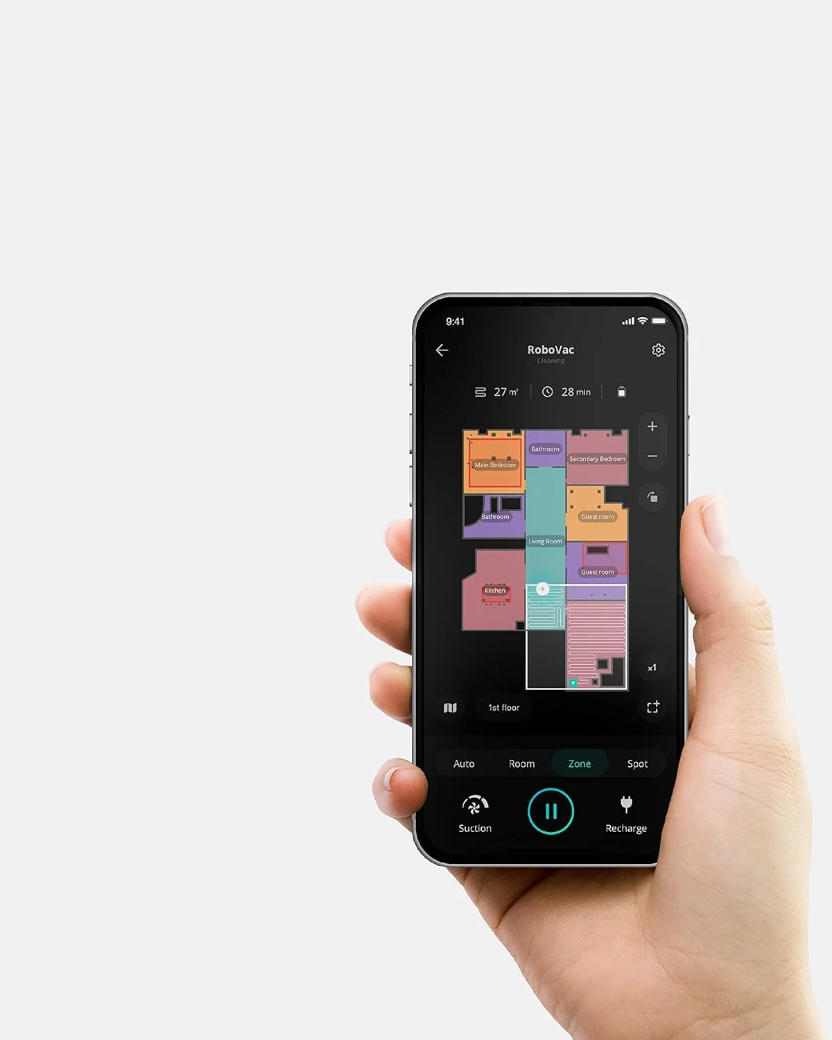 جاروبرقی رباتیک یوفی RoboVac X8 Hybrid EU بدون کیسه - مشکی جاروبرقی رباتیک یوفی RoboVac X8 Hybrid EU بدون کیسه - مشکی