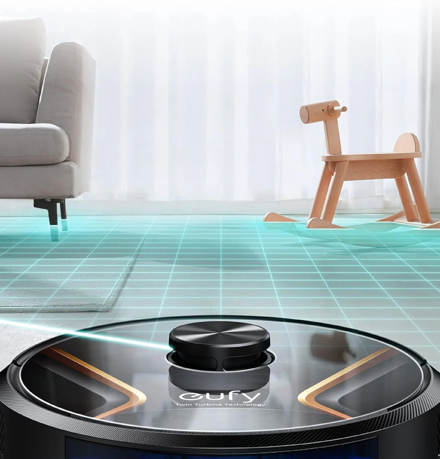 جاروبرقی رباتیک یوفی RoboVac X8 Hybrid EU بدون کیسه - مشکی جاروبرقی رباتیک یوفی RoboVac X8 Hybrid EU بدون کیسه - مشکی