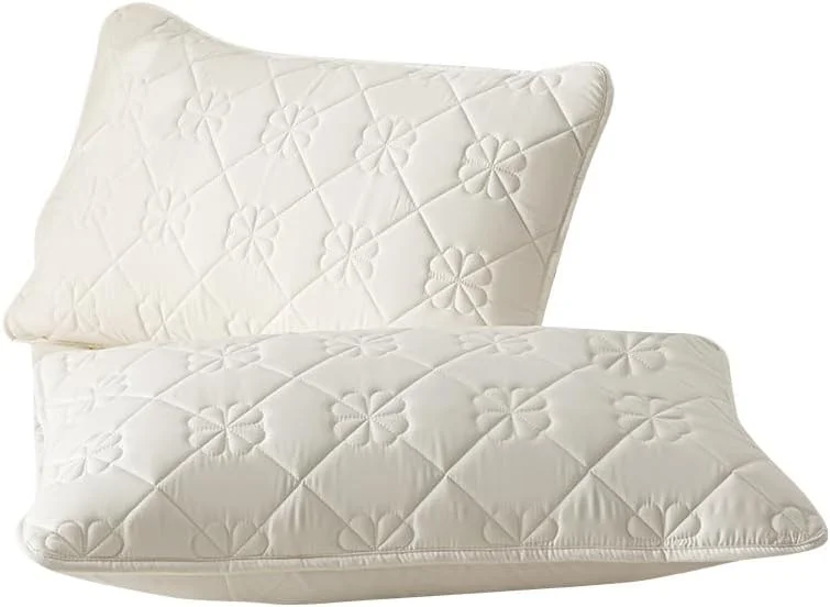 روبالشی نخی سویا ضد آب و سازگار با پوست suxuMhao، ارائه دهنده تجربه خواب راحت، روبالشی برای ایجاد فضای خواب خصوصی خود، 48x74 سانتی متر (خاکستری روشن)