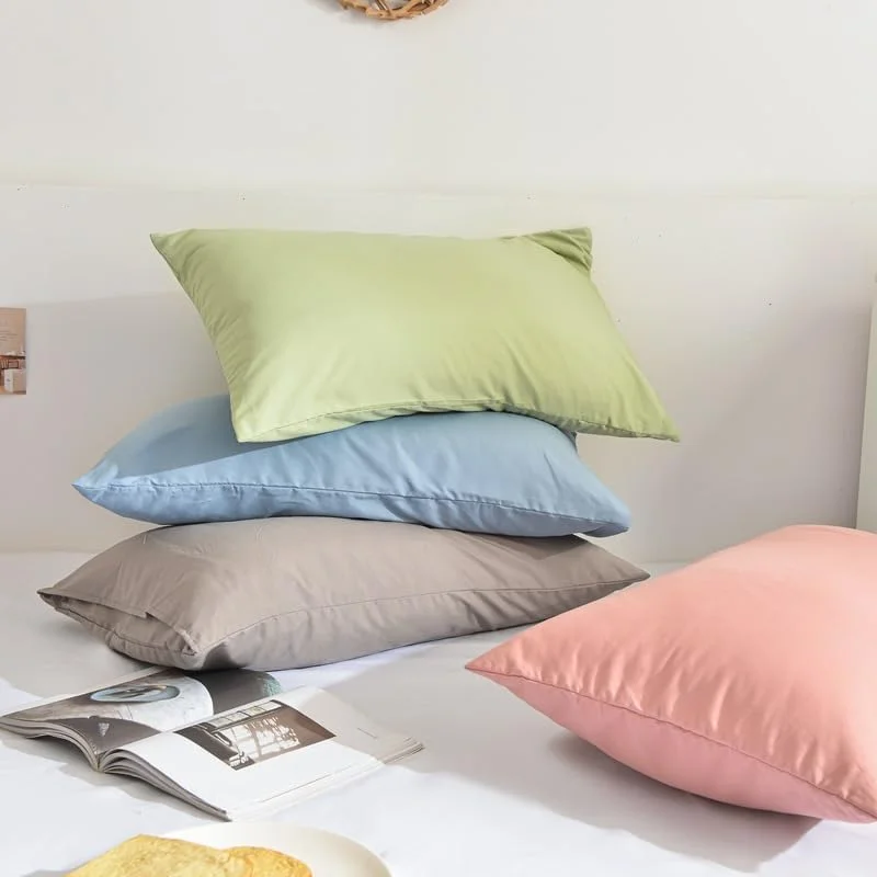 SUXUMHAO یک عدد روبالشتی رنگ ثابت، کالای لوکس و سبک زندگی، روبالشتی پارچه ای منتخب، محافظ رویای شیرین شما 48x74 سانتی متر (صورتی تیره 2) SUXUMHAO یک عدد روبالشتی رنگ ثابت، کالای لوکس و سبک زندگی، روبالشتی پارچه ای منتخب، محافظ رویای شیرین شما 48x74 سانتی متر (صورتی تیره 2)