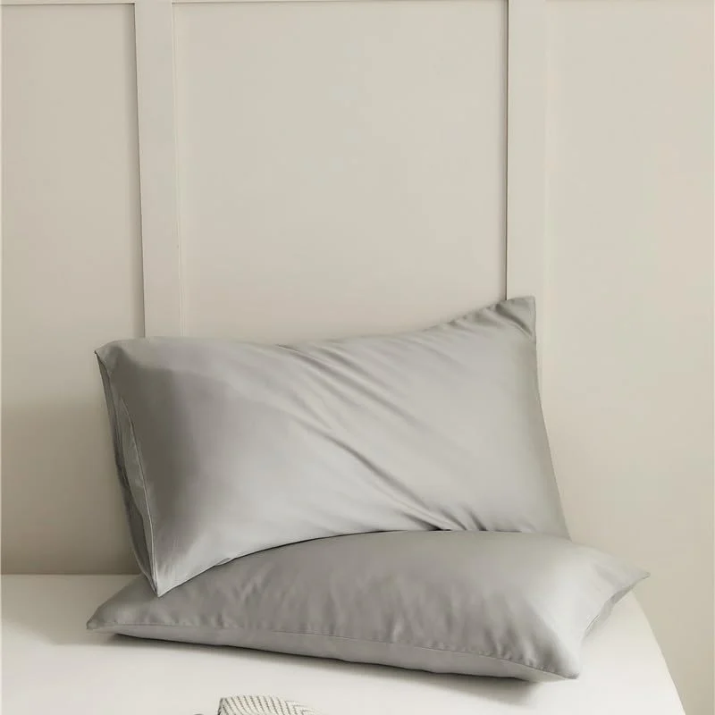 SUXUMHAO یک عدد روبالشتی رنگ ثابت، کالای لوکس و سبک زندگی، روبالشتی پارچه ای منتخب، محافظ رویای شیرین شما 48x74 سانتی متر (خاکستری روشن)