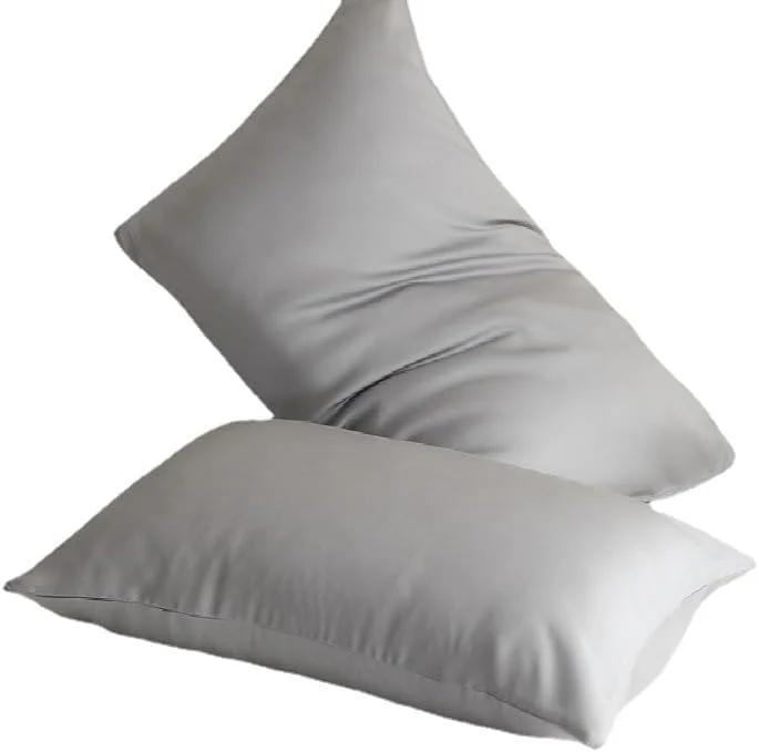 SUXUMHAO یک عدد روبالشتی رنگ ثابت، کالای لوکس و سبک زندگی، روبالشتی پارچه ای منتخب، محافظ رویای شیرین شما 48x74 سانتی متر (خاکستری روشن)