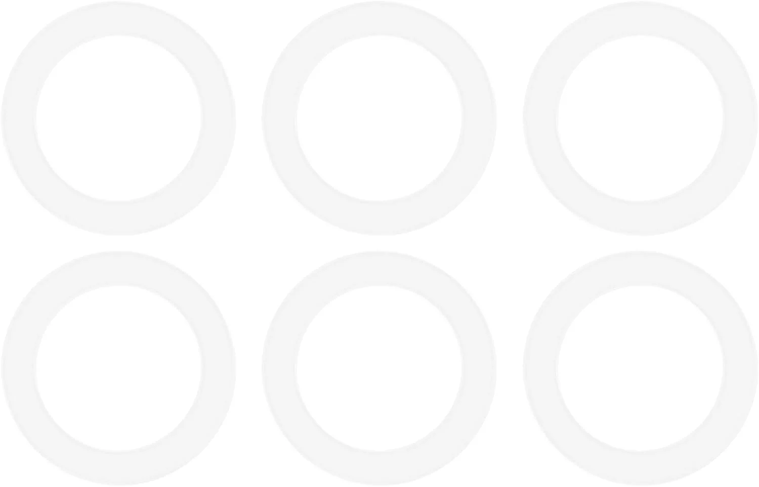 Cutetool (6 عددی) واشر/اورینگ اتصال پمپ و هیتر جکوزی، 2.2 اینچ ID، 3 اینچ OD، لوازم جانبی واشر تخت، مناسب برای اتصال بین هیترها و آب بندی پمپ برای جکوزی های مختلف Cutetool (6 عددی) واشر/اورینگ اتصال پمپ و هیتر جکوزی، 2.2 اینچ ID، 3 اینچ OD، لوازم جانبی واشر تخت، مناسب برای اتصال بین هیترها و آب بندی پمپ برای جکوزی های مختلف