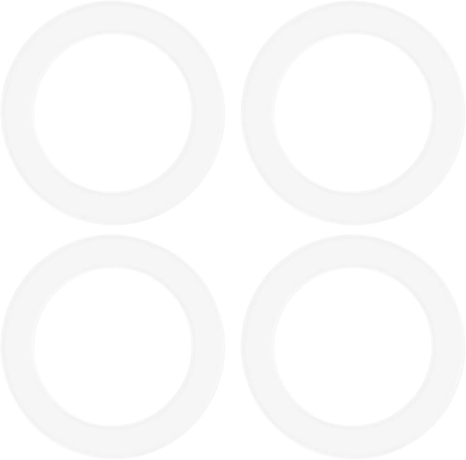 واشر تخت یونیون Cutetool (چهار عددی) 711-4010 مناسب برای لوازم جانبی بخاری Waterway، شیر یک طرفه TruSeal یونیون 2 اینچی، قطر خارجی 2-15/16 اینچ، قطر داخلی 2-1/8 اینچ، ضخامت 1/8 اینچ - آب بندی و جلوگیری از نشت