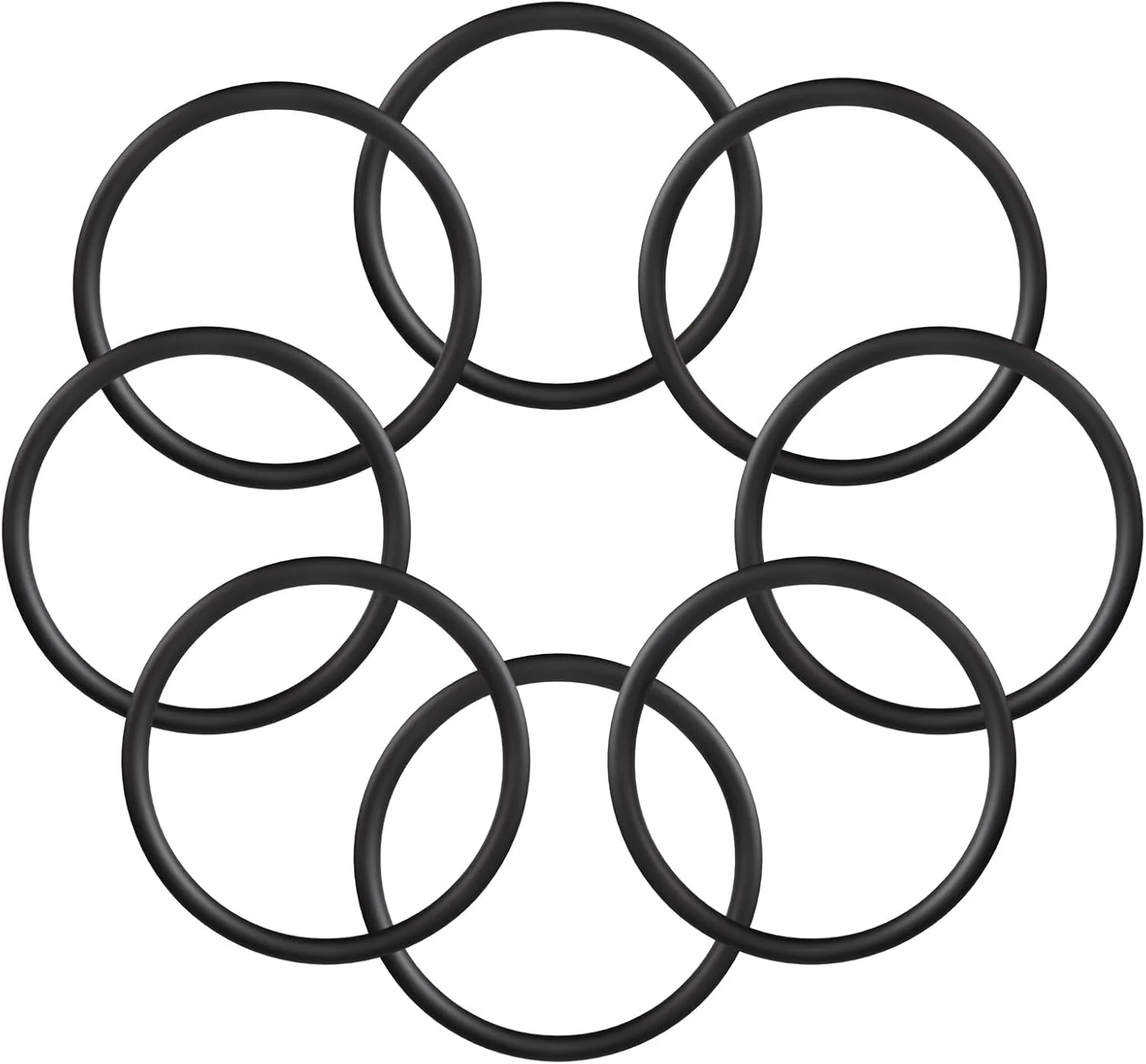 مجموعه 8 عددی اورینگ Cutetool (R0337601) سازگار با اتصالات لوله و مهره ماسوره Zodiac Jandy R0327301، مناسب برای پمپ های سری Jandy FloPro و گرمکن های استخر