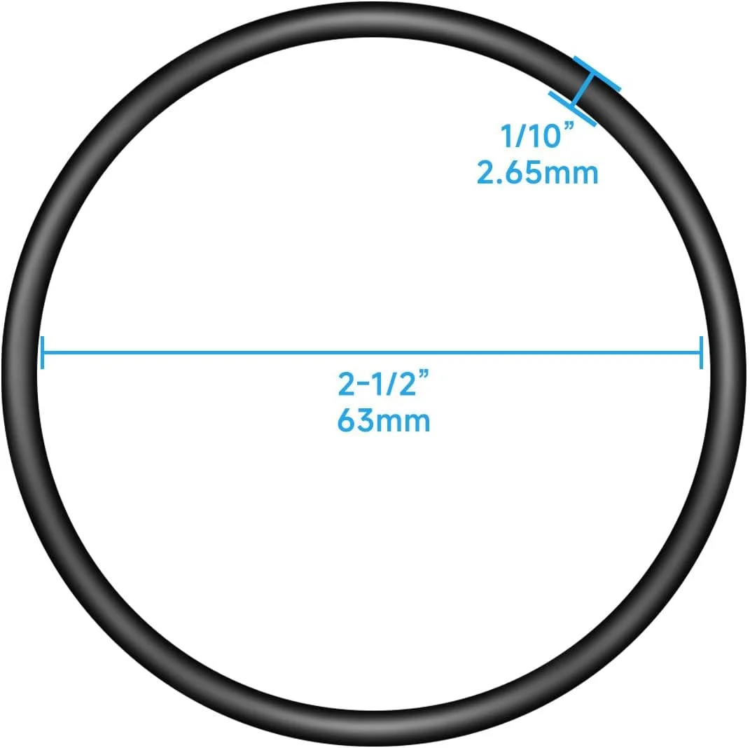 مجموعه 8 عددی اورینگ Cutetool (R0337601) سازگار با اتصالات لوله و مهره ماسوره Zodiac Jandy R0327301، مناسب برای پمپ های سری Jandy FloPro و گرمکن های استخر