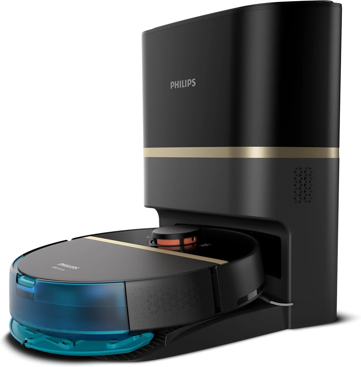 ربات جاروبرقی و تی شوی Philips HomeRun سری 7000 Aqua - متصل به برنامه HomeRun، قدرت مکش فوق العاده 5000 پاسکال، تشخیص موانع کوچک، تخلیه خودکار و ایستگاه شارژ - XU7100/01 ربات جاروبرقی و تی شوی Philips HomeRun سری 7000 Aqua - متصل به برنامه HomeRun، قدرت مکش فوق العاده 5000 پاسکال، تشخیص موانع کوچک، تخلیه خودکار و ایستگاه شارژ - XU7100/01