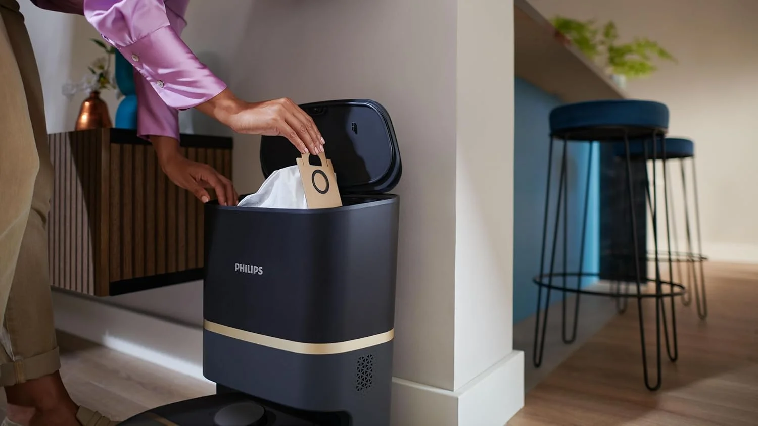 کیسه گرد و غبار فیلیپس برای ربات های HomeRun 7000 - 5 عدد کیسه گرد و غبار، فیلتراسیون ضد آلرژی، سازگار با XU7100 - XV1472/00 کیسه گرد و غبار فیلیپس برای ربات های HomeRun 7000 - 5 عدد کیسه گرد و غبار، فیلتراسیون ضد آلرژی، سازگار با XU7100 - XV1472/00