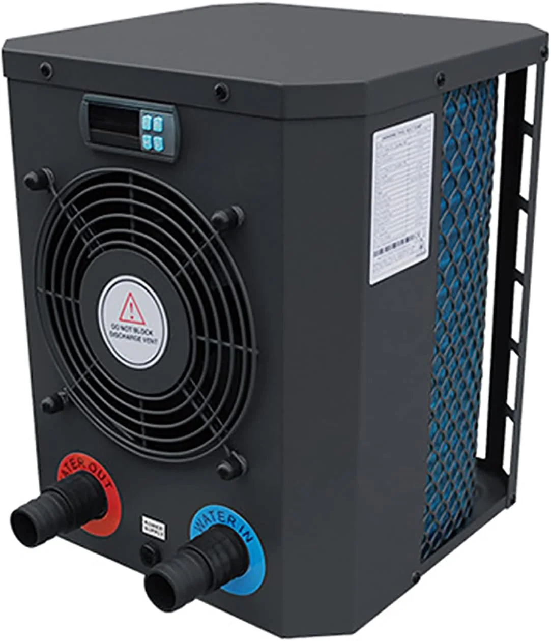 AJWYSOI Pool Heater, Swimming Pool Heat Pump, Electric Water Heater Swimming Pool and SPA Heater Digital Display Swimming Pool Thermostat for Swimming Pool, Wi-Fi Control