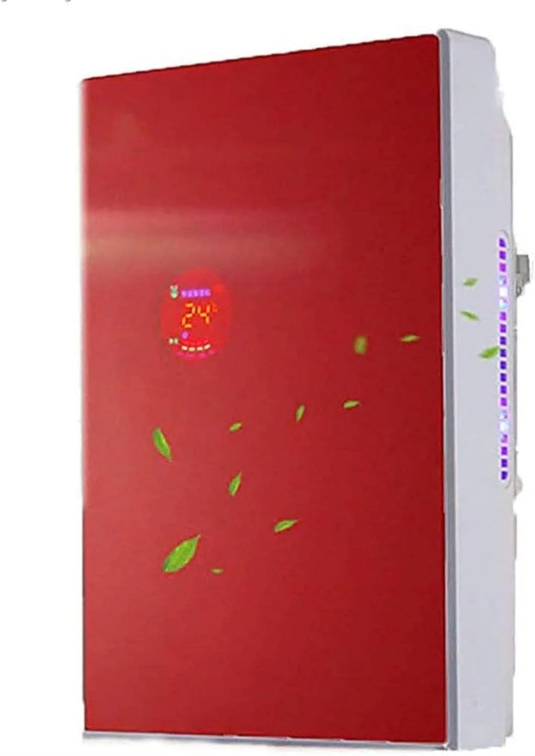 رطوبت گیر AADECOR 1500 میلی لیتر، سیستم رطوبت گیری هوشمند، تصفیه سه گانه رطوبت گیری، خاموش شدن خودکار در صورت پر شدن آب، 20 متر مربع، مناسب برای زیرزمین، اتاق نشیمن، اتاق مطالعه، گاراژ، قرمز