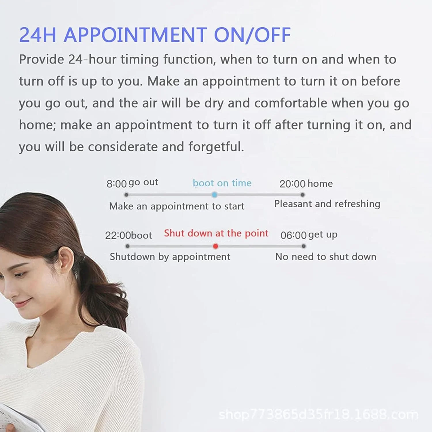 رطوبت گیر هوشمند AADECOR، توان بالا 200 وات، ظرفیت رطوبت گیری: 15 لیتر در روز، دارای 4 قرقره جهانی، مکش و رطوبت گیری فوری