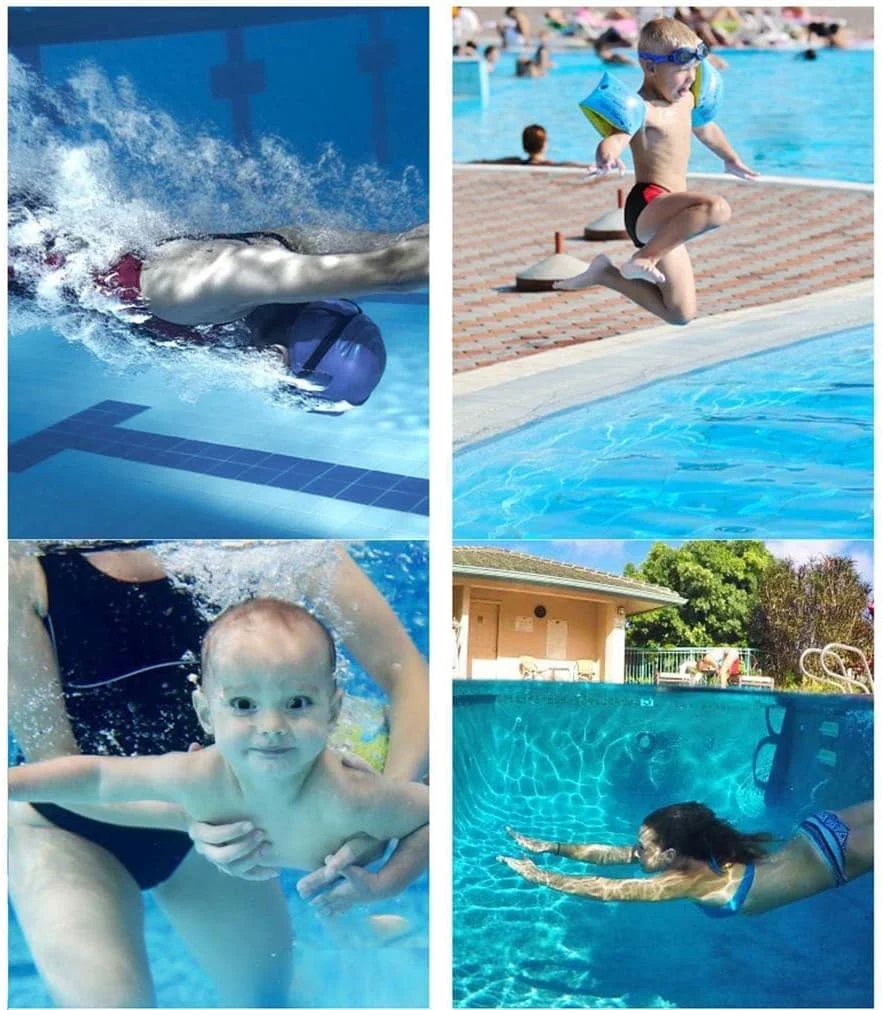 AJWYSOI Pool Heater, Swimming Pool Heat Pump, Electric Water Heater Swimming Pool and SPA Heater Digital Display Swimming Pool Thermostat for Swimming Pool, Wi-Fi Control