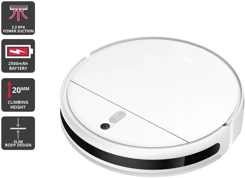 جاروبرقی رباتیک شیائومی مدل Mi Robot Vacuum-Mop 2 Lite سفید (بازسازی شده) جاروبرقی رباتیک شیائومی مدل Mi Robot Vacuum-Mop 2 Lite سفید (بازسازی شده)