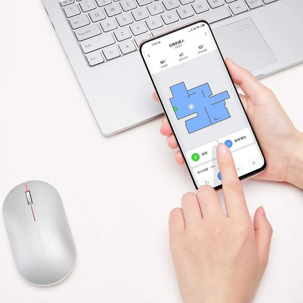جاروبرقی رباتیک شیائومی مدل Mi Robot Vacuum Mop Essential، جاروبرقی ربات، جاروبرقی خودکار، مخزن گرد و غبار 420 میلی لیتری، قدرت مکش 2200Pa، سفید، Skv4136Gl (بازسازی شده) جاروبرقی رباتیک شیائومی مدل Mi Robot Vacuum Mop Essential، جاروبرقی ربات، جاروبرقی خودکار، مخزن گرد و غبار 420 میلی لیتری، قدرت مکش 2200Pa، سفید، Skv4136Gl (بازسازی شده)