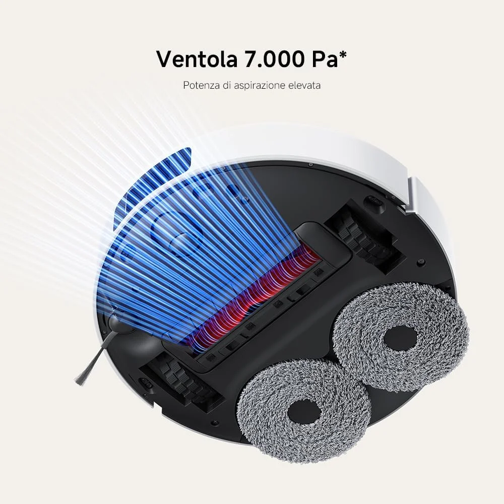 جاروبرقی رباتیک شیائومی X20 Pro با قدرت مکش 7000Pa، شستشوی خودکار تی، خشک کردن با هوای گرم، جمع آوری خودکار گرد و غبار، تشخیص فرش، LDS، زمان کارکرد 160 دقیقه، کنترل از طریق برنامه و صدا، سفید جاروبرقی رباتیک شیائومی X20 Pro با قدرت مکش 7000Pa، شستشوی خودکار تی، خشک کردن با هوای گرم، جمع آوری خودکار گرد و غبار، تشخیص فرش، LDS، زمان کارکرد 160 دقیقه، کنترل از طریق برنامه و صدا، سفید