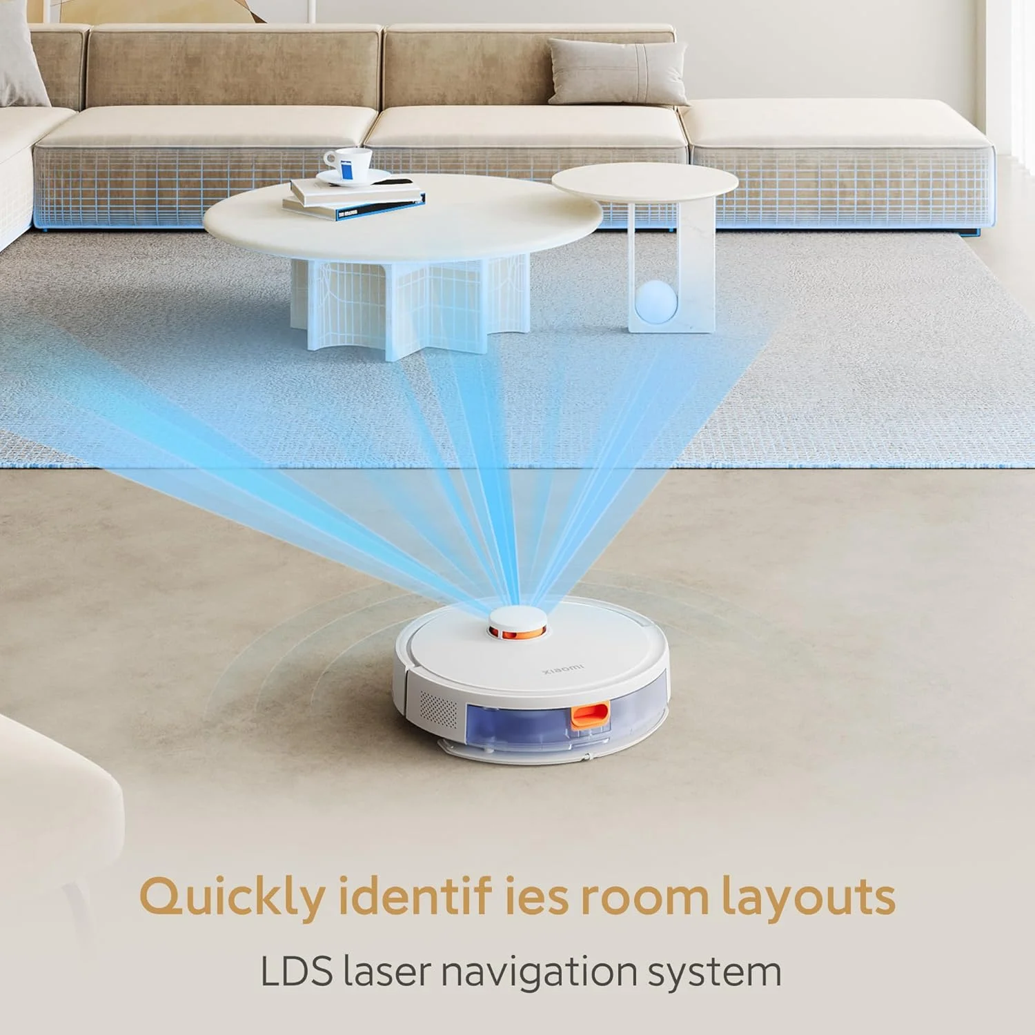 Xiaomi Robot Vacuum S20: 5000Pa Robot Vacuum and Mop with LDS Laser Navigation, Smart Mapping, 400mL Dustbin & 270mL Tank, Alexa/Google Assistant (White) Xiaomi Robot Vacuum S20: 5000Pa Robot Vacuum and Mop with LDS Laser Navigation, Smart Mapping, 400mL Dustbin & 270mL Tank, Alexa/Google Assistant (White)