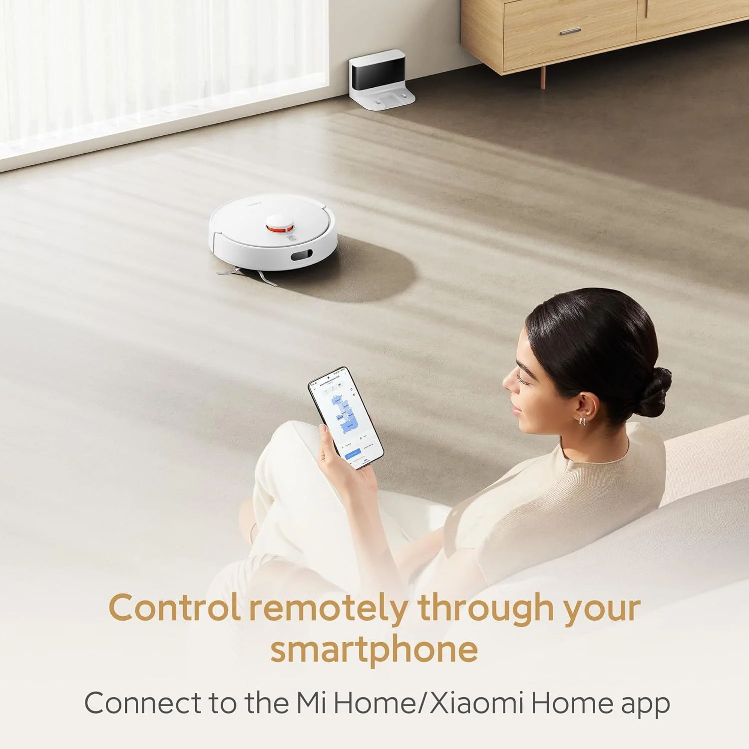 Xiaomi Robot Vacuum S20: 5000Pa Robot Vacuum and Mop with LDS Laser Navigation, Smart Mapping, 400mL Dustbin & 270mL Tank, Alexa/Google Assistant (White) Xiaomi Robot Vacuum S20: 5000Pa Robot Vacuum and Mop with LDS Laser Navigation, Smart Mapping, 400mL Dustbin & 270mL Tank, Alexa/Google Assistant (White)