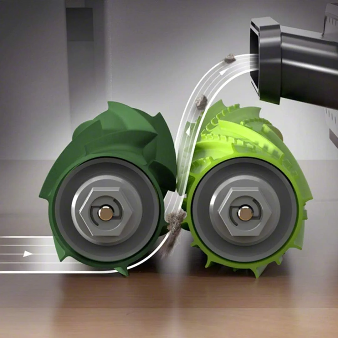 برس های لاستیکی دوگانه چند سطحی برای ربات های Roomba Combo و سری i، e & j و Combo 10 Max برس های لاستیکی دوگانه چند سطحی برای ربات های Roomba Combo و سری i، e & j و Combo 10 Max