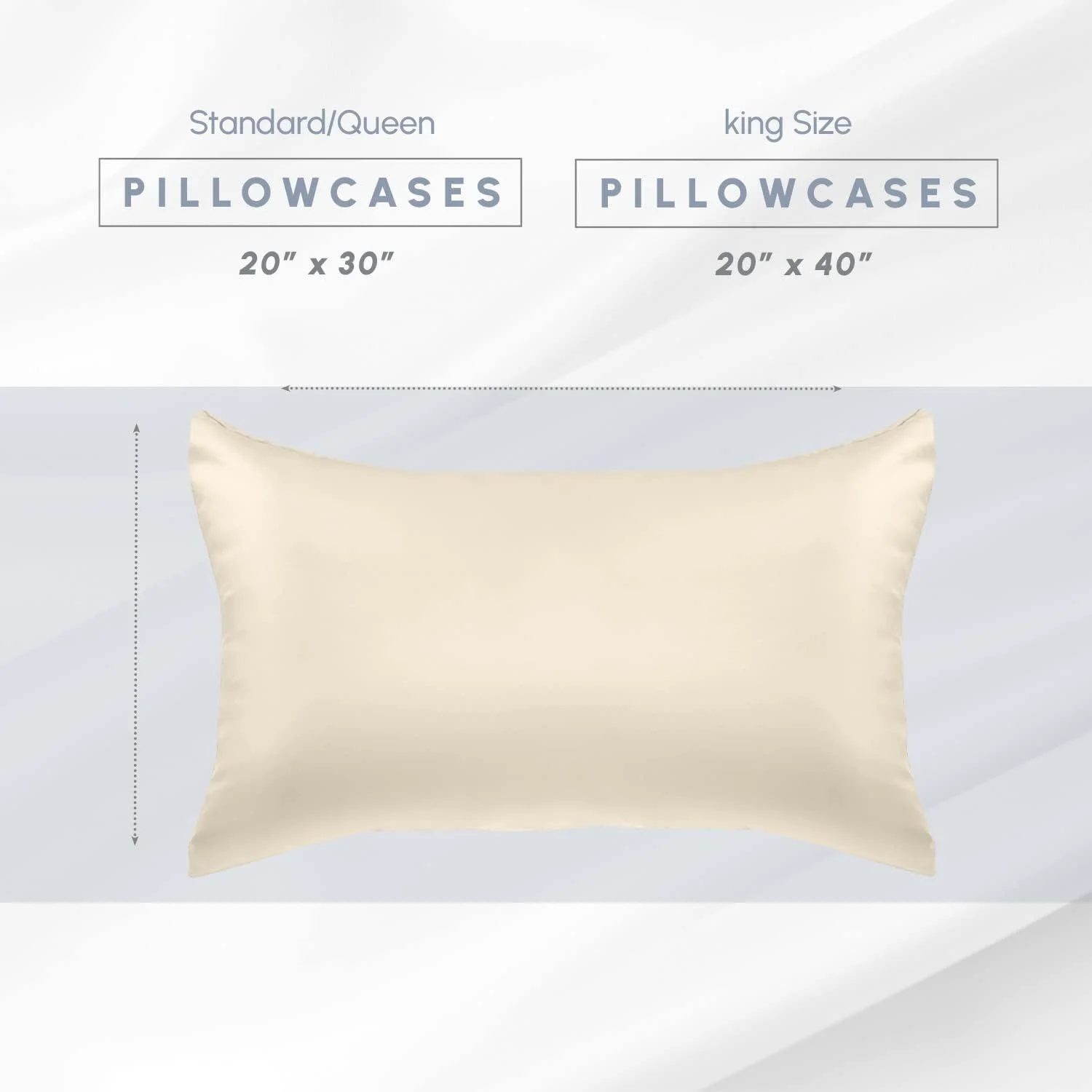 ست روبالشی ساتن ویسکوز خنک کننده 2 عددی Elegant Comfort با زیپ مخفی، نرم و ابریشمی برای بهترین مراقبت از مو و پوست - جعبه هدیه زیبا - ست روبالشی ساتن 2 تکه، استاندارد/کویین، کرم ست روبالشی ساتن ویسکوز خنک کننده 2 عددی Elegant Comfort با زیپ مخفی، نرم و ابریشمی برای بهترین مراقبت از مو و پوست - جعبه هدیه زیبا - ست روبالشی ساتن 2 تکه، استاندارد/کویین، کرم