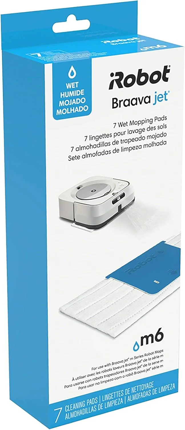 پدهای تمیز کننده مرطوب ربات زمین شوی iRobot Braava Jet m6، بسته 7 عددی