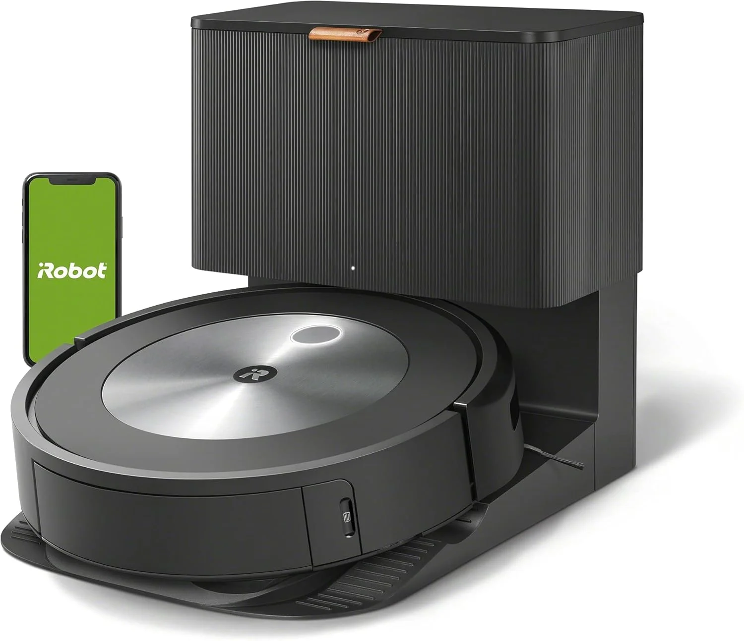 جاروبرقی رباتیک خود تخلیه‌شونده iRobot Roomba j6+ – شناسایی و اجتناب از فضولات حیوانات خانگی و سیم‌ها، تخلیه خودکار تا 60 روز، نقشه برداری هوشمند، سازگار با الکسا، ایده آل برای موی حیوانات خانگی